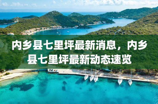 內鄉(xiāng)縣七里坪最新消息，內鄉(xiāng)縣七里坪最新動態(tài)速覽液壓動力機械,元件制造