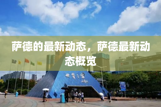 薩德的最新動態(tài)，薩德最新動態(tài)概覽液壓動力機械,元件制造