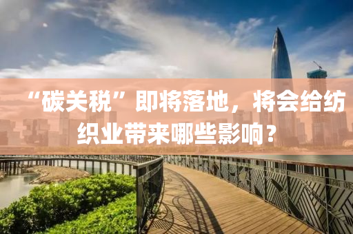 “碳關(guān)稅”即將落地，將會(huì)給紡織業(yè)帶來(lái)哪些影響？液壓動(dòng)力機(jī)械,元件制造