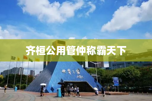 齊桓公用管仲稱霸天下液壓動力機械,元件制造