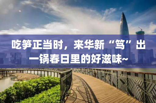 吃筍正當(dāng)時，液壓動力機(jī)械,元件制造來華新“篤”出一鍋春日里的好滋味~
