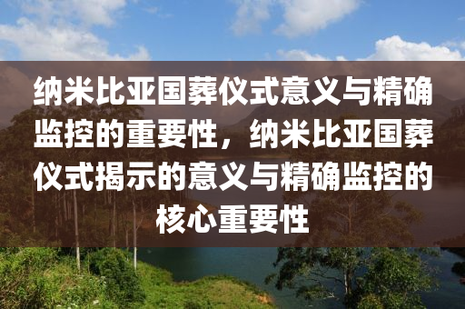 納米比亞國葬儀式意義與精確監(jiān)控的重要性，納液壓動力機(jī)械,元件制造米比亞國葬儀式揭示的意義與精確監(jiān)控的核心重要性