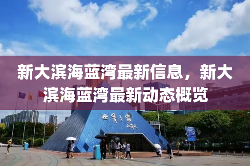 新大濱海藍(lán)灣最新信息，新大濱海藍(lán)灣最新動態(tài)概覽