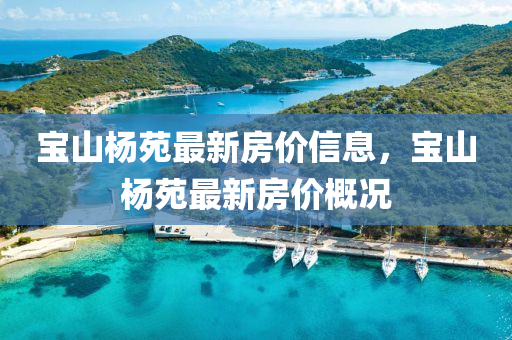 寶山楊苑最新房價(jià)信息，寶山楊苑最新房價(jià)概況液壓動(dòng)力機(jī)械,元件制造