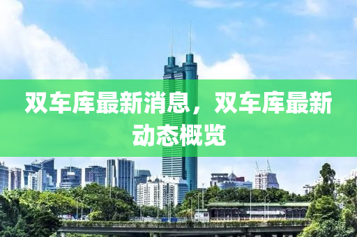 雙車庫(kù)最新消息，雙車庫(kù)最新動(dòng)液壓動(dòng)力機(jī)械,元件制造態(tài)概覽