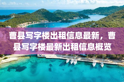 曹縣寫字樓出租信息最新，曹縣寫字樓最新出租信息概覽液壓動力機(jī)械,元件制造