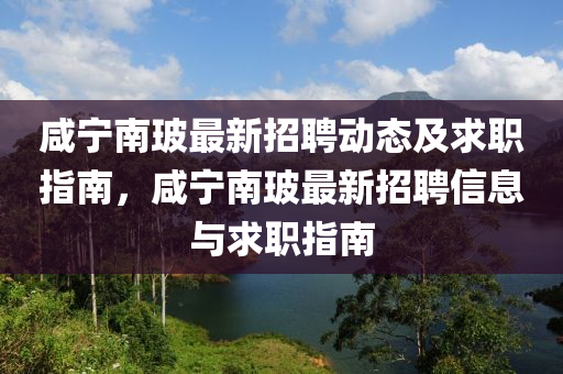 咸寧南玻最新招聘動(dòng)態(tài)及求職指南，咸寧南玻最新招聘信息與求職指南