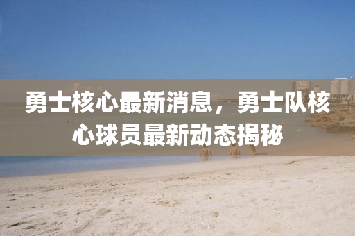 勇液壓動力機械,元件制造士核心最新消息，勇士隊核心球員最新動態(tài)揭秘
