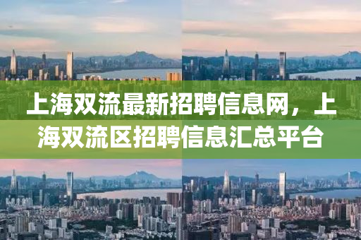 上海雙流最新招聘信息網(wǎng)，上海雙流區(qū)招聘信息匯總平臺液壓動力機械,元件制造