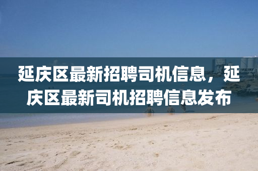 延慶區(qū)最新招聘司機(jī)信息，延慶區(qū)最新司機(jī)招聘信息發(fā)布