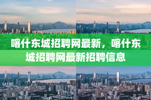喀什東城招聘網(wǎng)最新，喀什東城招聘網(wǎng)最新招聘信息液壓動力機械,元件制造