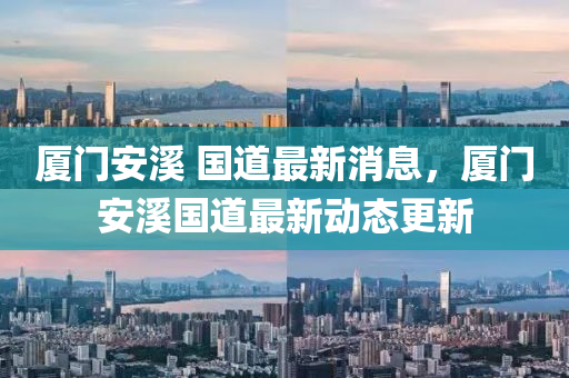 廈門安溪 國道最新消息，廈門安溪國道最新動態(tài)更新液壓動力機械,元件制造