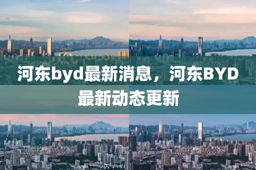 液壓動(dòng)力機(jī)械,元件制造河?xùn)|byd最新消息，河?xùn)|BYD最新動(dòng)態(tài)更新