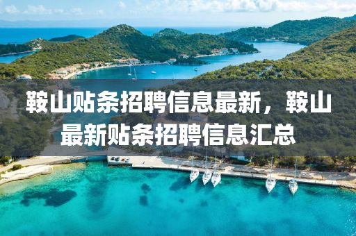 鞍山貼條招聘信息最新，鞍山最新貼條招聘信息匯總液壓動力機械,元件制造