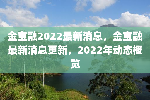 金寶融2022最新消息，金寶融最新消息更新，2022年動(dòng)態(tài)概覽