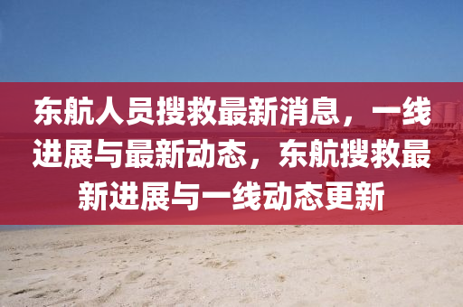 東航人員搜救最新消息，一線進(jìn)展與最新動態(tài)，東航搜救最新進(jìn)展與一線動態(tài)更新