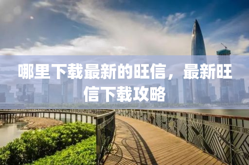 哪里下載最新的旺信，最新旺信下載攻略