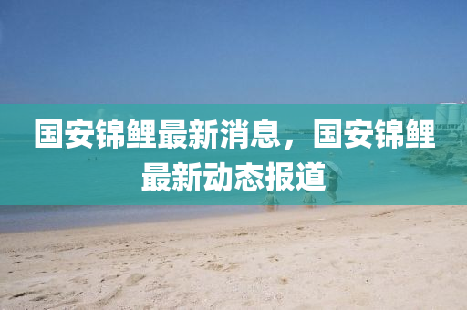 國安錦鯉最新消息，國安錦鯉最新動態(tài)報道液壓動力機械,元件制造