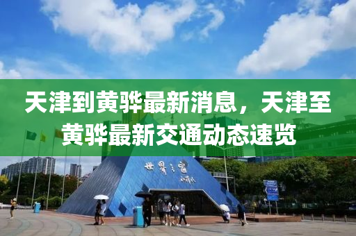 天津到黃驊最新消息，天津至黃驊最新交通動態(tài)速覽