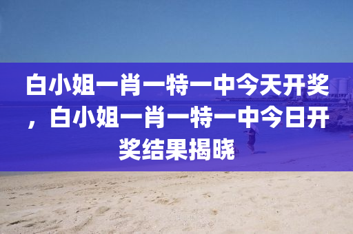 白小液壓動力機(jī)械,元件制造姐一肖一特一中今天開獎，白小姐一肖一特一中今日開獎結(jié)果揭曉