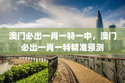 澳門必出一肖一特一中，澳門必出一肖一特精準(zhǔn)預(yù)測液壓動力機(jī)械,元件制造