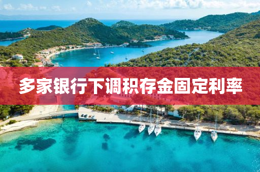 多家銀行下調(diào)積存金固定利率液壓動(dòng)力機(jī)械,元件制造