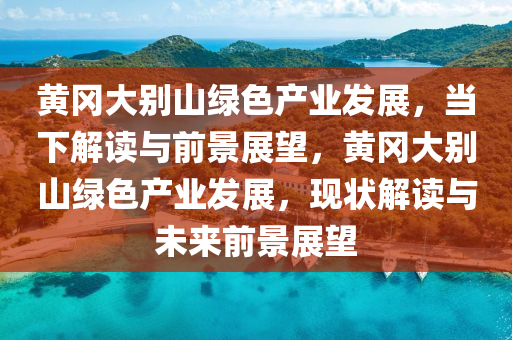 黃岡大別山綠色產(chǎn)業(yè)發(fā)展，當(dāng)下解讀與前景展望，黃岡大別山綠色產(chǎn)業(yè)發(fā)展，現(xiàn)狀解讀與未來(lái)前景展望液壓動(dòng)力機(jī)械,元件制造