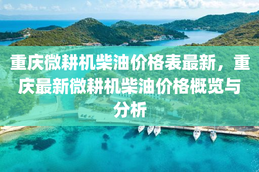 重慶微耕機(jī)柴油價(jià)格表最新，重慶最新微耕機(jī)柴油價(jià)格概覽與分析液壓動(dòng)力機(jī)械,元件制造