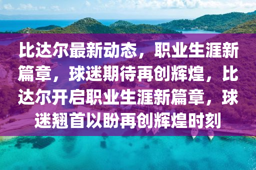 比達(dá)爾最新動(dòng)態(tài)，職業(yè)生涯新篇章，球迷期待再創(chuàng)輝煌，比達(dá)爾開啟液壓動(dòng)力機(jī)械,元件制造職業(yè)生涯新篇章，球迷翹首以盼再創(chuàng)輝煌時(shí)刻