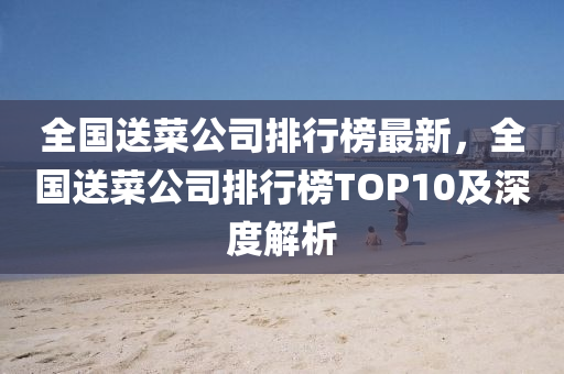 全國送菜公司排行榜最新，全國送菜公司排行榜TOP10及深度解析液壓動力機(jī)械,元件制造