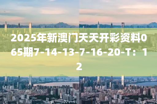 2025年新澳門天天開彩資料065期7-14-13-7-16-20-T：12液壓動(dòng)力機(jī)械,元件制造