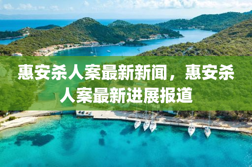 惠安殺人案最新新聞，惠安殺液壓動(dòng)力機(jī)械,元件制造人案最新進(jìn)展報(bào)道