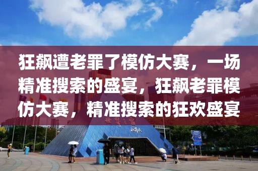 狂飆遭老罪了模仿大液壓動力機械,元件制造賽，一場精準搜索的盛宴，狂飆老罪模仿大賽，精準搜索的狂歡盛宴