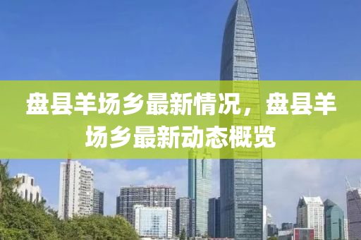 盤縣羊場鄉(xiāng)最新情況，盤縣液壓動力機械,元件制造羊場鄉(xiāng)最新動態(tài)概覽