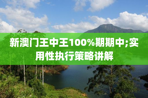 新液壓動(dòng)力機(jī)械,元件制造澳門(mén)王中王100%期期中;實(shí)用性執(zhí)行策略講解