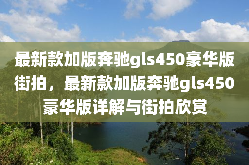 最新款加版奔馳gls450豪華版街拍，最新款加版奔馳gls450豪華版詳解與街拍欣賞液壓動(dòng)力機(jī)械,元件制造